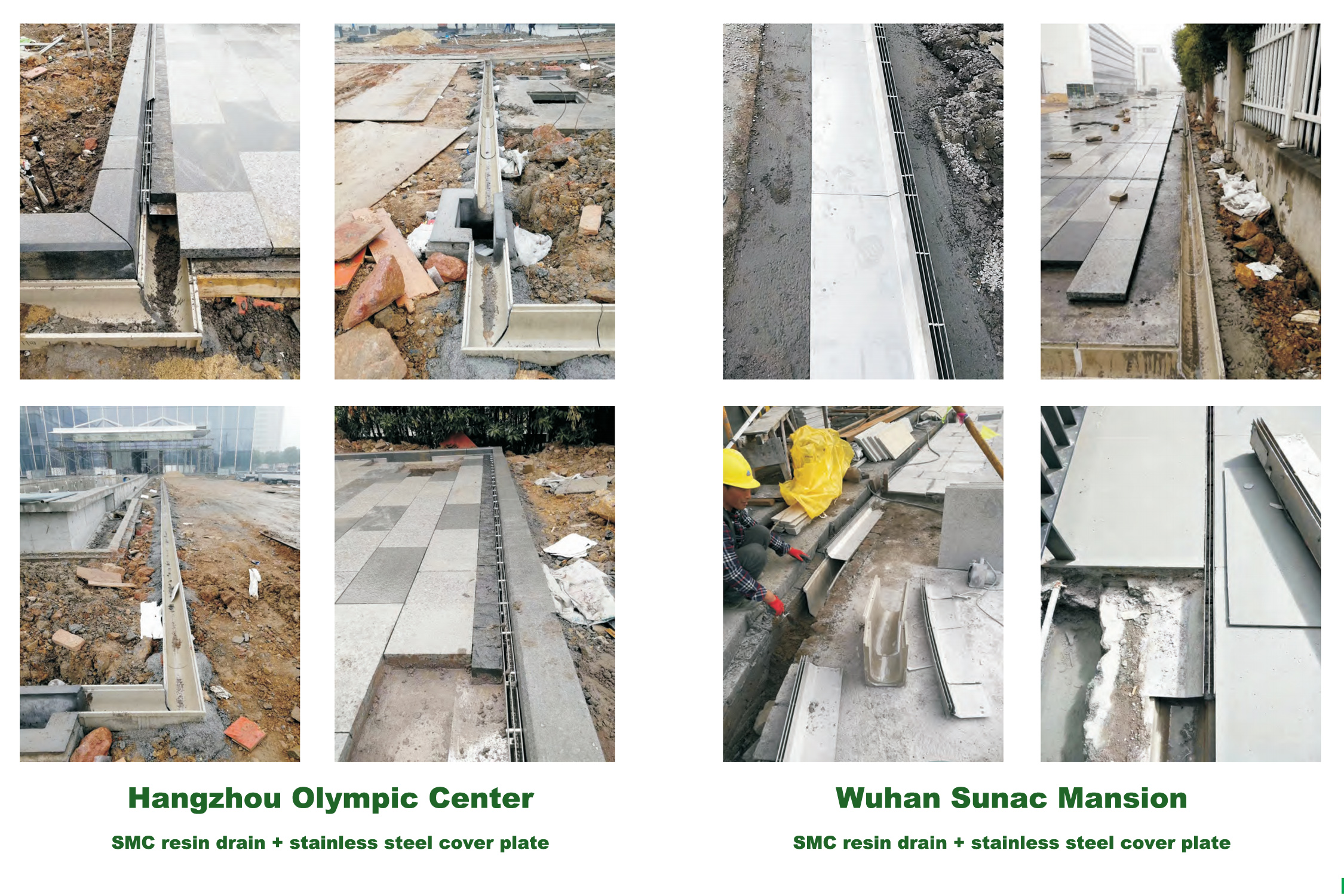 Polymer concrete drain channel